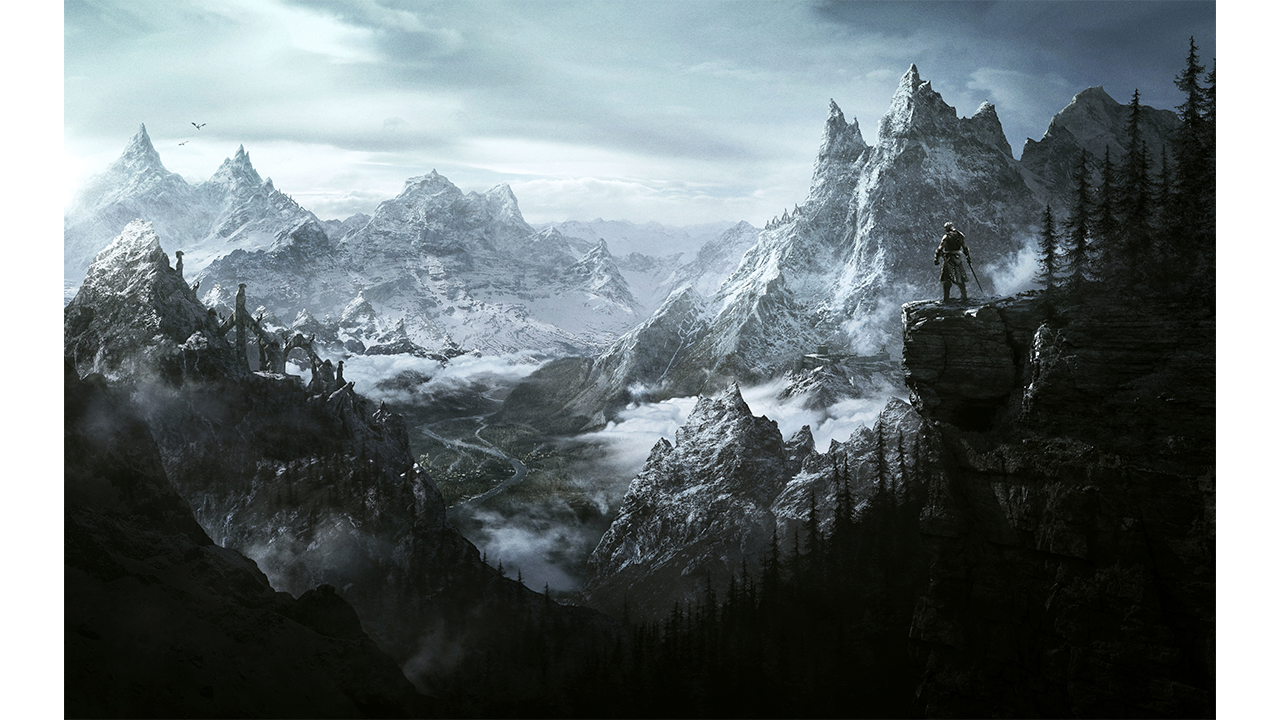 Paisaje de Skyrim